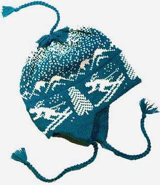 Skier In Snowstorm Hat